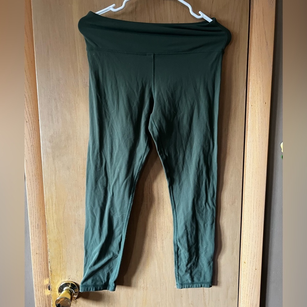ZYIA Active Leggings 6-8 Forest Green High Rise Luxe 7/8​​